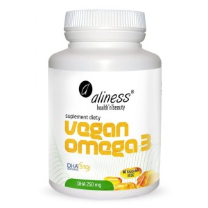 Vegan Omega-3  250mg 60 kaps - ALINESS
