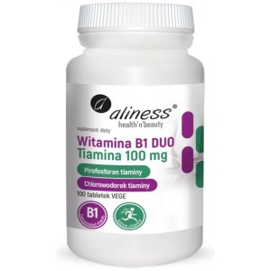 Witamina B1 Duo 100mg 100 tabl. - ALINESS