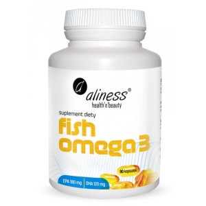 Fish Omega-3 180/120mg - 90 kaps. - ALINESS