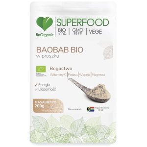 Baobab Bio w proszku 200g - BeOrganic