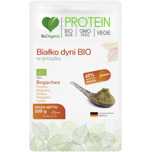 Białko dyni BIO w proszku 200g - BeOrganic