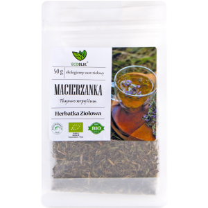 Macierzanka 50g herbatka ziołowa ekologiczna thymus serpyllum - ECOBLIK