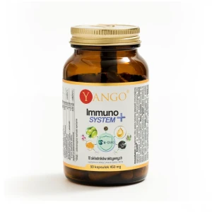 Immuno System+ 90 kapsułek  - Traganek, cynk, selen,  wspomaga układ immunologiczny - YANGO (NM)