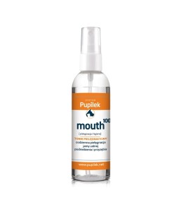 MOUTH - Higiena jamy ustnej zwierząt PUPILEK 100ml - dziąseł, podniebienia, zębów - EGP-SYSTEM