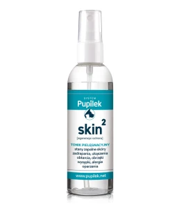 SKIN 2 - Higiena stanów zapalnych skóry zwierząt PUPILEK 100 ml - zadrapania, skaleczenia, ukąszenia, obtarcia, obrzęki, wysypki, alergie, oparzenia - EGP-SYSTEM