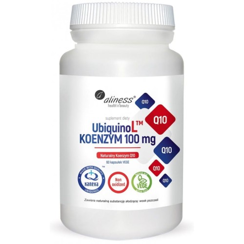 Ubiquinol kaneka naturalny koenzym Q10 100MG 60 vege kapsułek - ALINESS.jpg