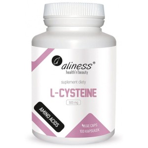 L-cysteine 500mg 100 kaps.  l-cysteina - ALINESS