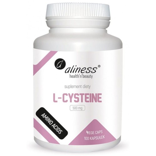 L-cysteine 500mg 100 kaps.  l-cysteina - ALINESS.jpg