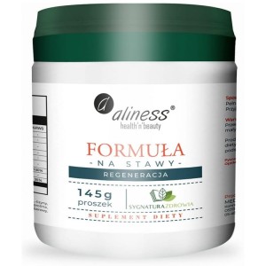 Formuła na stawy regeneracja 145g mangan miedź chondroityna glukozamina pycnogenol L-Lizyna L-Prolina - ALINESS