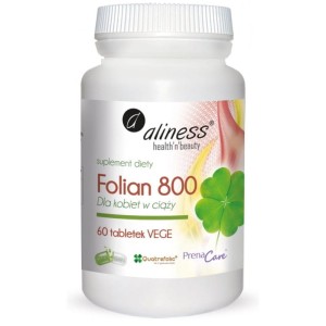 Folian 800 dla kobiet w ciąży 800mcg  60 tabl.  -  ALINESS