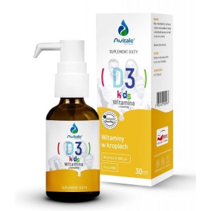 Witamina D3 kids 30ml cholekalcyferol  - AVITALE