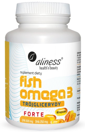 Fish Omega-3 FORTE Trójglicerydy 500mg DHA 250mg EPA  - ALINESS.jpg