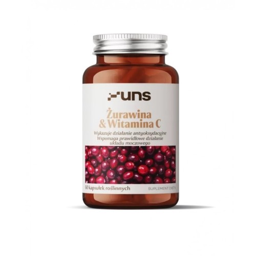 Żurawina & Witamina C 60 kaps. Vege - UNS.jpg