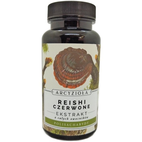 Reishi czerwone 50g - ekstrakt z całych owocników polisacharydy Ganoderma lucidum - ROKITNIK I PRZYJACIELE.jpg