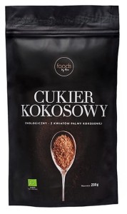 Ekologiczny cukier kokosowy 250g - Doskonała alternatywa dla białego cukru - Foods by Ann