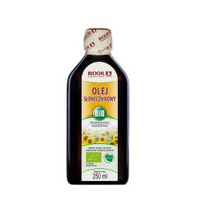 Olej słonecznikowy tłoczony na zimno BIO 250 ml - BIOOIL