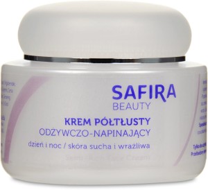 Krem półtłusty do twarzy - SAFIRA