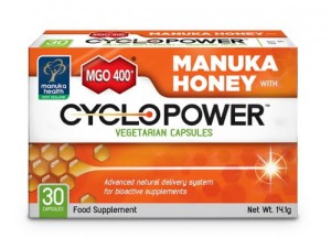 Kapsułki CycloPower™ z miodem Manuka MGO™ 400+ (30 kapsułek) - Manuka Health
