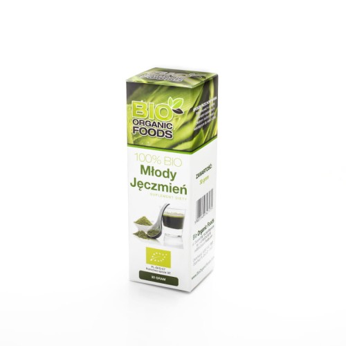 100% Bio Młody Jęczmień 30g