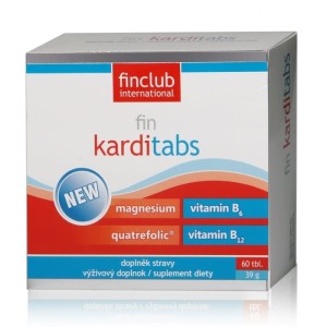 fin Karditabs - Folic acid, vitamin B6 and B12, magnesium tablet