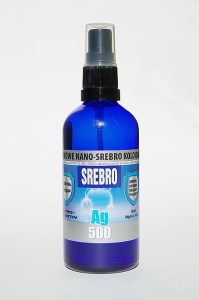 Niejonowe Nano Srebro Koloidalne Ag 500 z atomizerem - PRO AKTIV 