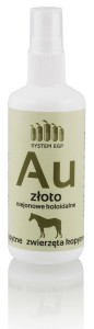 Złoto niejonowe koloidalne dla zwierząt kopytnych 100 ml - Au EGP System®