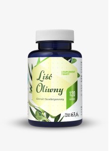  Liść Oliwny 120 kaps - wspomaga funkcjonowanie układu pokarmowego i odpornościowego - HEPATICA 