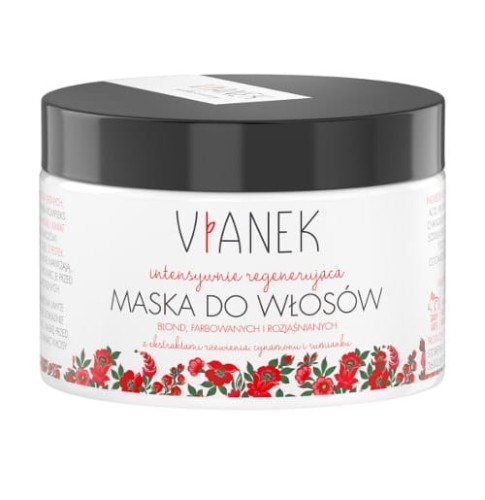 Intensywnie regenerująca maska do włosów blond, farbowanych, rozjaśnianych - VIANEK.jpg