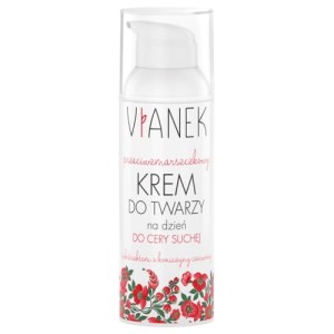 Przeciwzmarszczkowy krem do twarzy na dzień do cery suchej - VIANEK