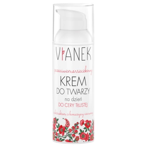 Przeciwzmarszczkowy krem do twarzy na dzień do cery tłustej - VIANEK.jpg