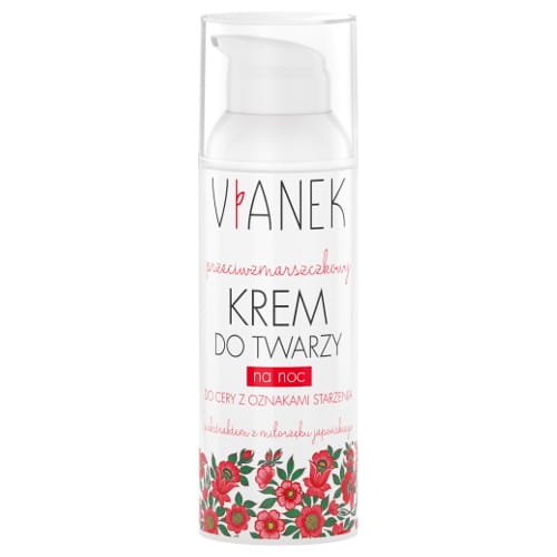 Przeciwzmarszczkowy krem do twarzy na noc - VIANEK.jpg