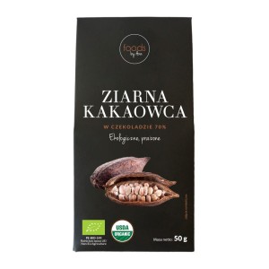 Ekologiczne ziarna kakaowca w czekoladzie - Niewinnie słodka przekąska! - Foods by Ann