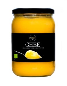 Ekologiczne masło klarowane Ghee 500g - Nie podnosi cholesterolu - Foods by Ann