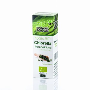 100% BIO Chlorella Pyrenoidosa 80g - Bio Organic Foods