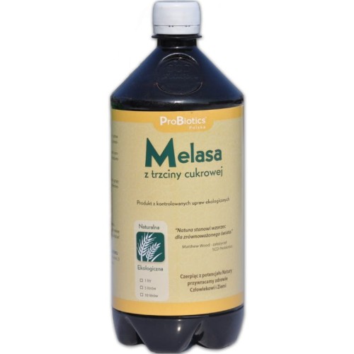 Melasa z trzciny cukrowej - butelka 1 litr - ProBiotics.jpg