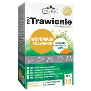 ProTrawienie 10 saszetek - Wspomaga pracę wątroby - Dr. Gaja