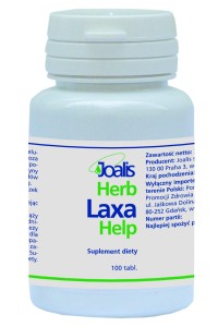 Herb Laxa Help 100 tabl. - Korzystnie działa na jelita - JOALIS