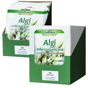 Algi Mikroorganiczne (15x25g) - Pomocne w walce z problemami skórnymi i cellulitem - ProBiotics