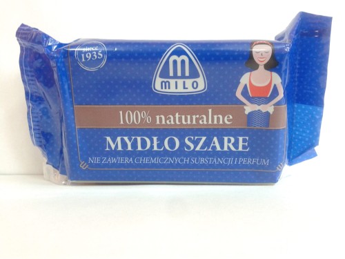 100% Naturalne mydło szare 175g - Nie podrażnia skóry - MILO.jpg
