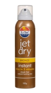 Samoopalacz szybkoschnący Jet Dry - Różne odcienie - LE TAN
