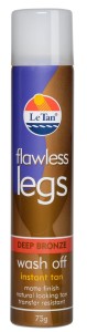 Rajstopy w spray'u Wash Off Tan - Kolor głęboki brąz - LE TAN
