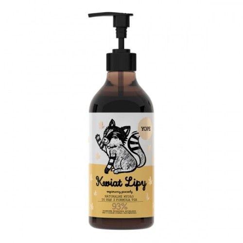 Naturalne mydło w płynie z formułą TGA 500 ml - Kwiat lipy - YOPE.jpg