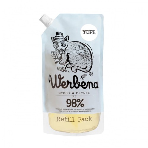 Mydło do rąk Refill Werbena 500 ml - Wkład uzupełniający - YOPE.jpg