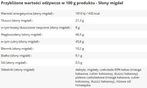 Batony Choco Bite Słony migdał & Czekolada x15 - 100% naturalnych składników - Foods by Ann