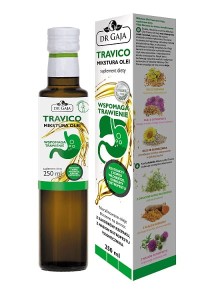 Mikstura Olei Travico 250 ml - Trzy ekstrakty roślinne wspomagające trawienie - DR. GAJA