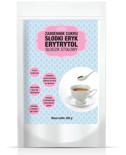 Erytrytol - Słodki Eryk - słodzik stołowy 250 g - DR. GAJA.jpg