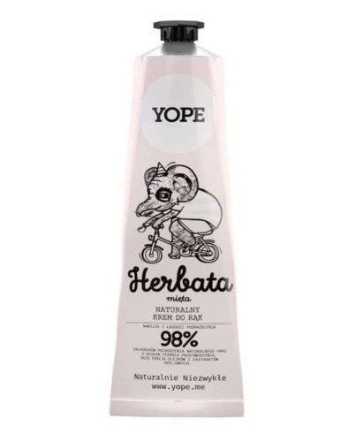 Krem do rąk Herbata i mięta 100 ml - Nawilża i łagodzi podrażnienia - YOPE.jpg