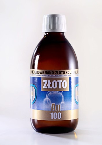 Niejonowe Nano Złoto Koloidalne Au 100