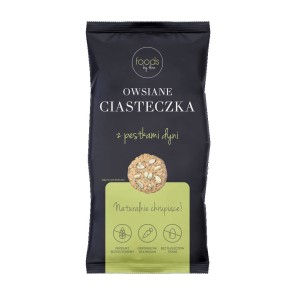 Ciasteczka owsiane z dynią 100g - Źródło błonnika i witaminy E - Foods by Ann
