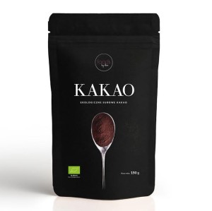 Ekologiczne surowe Kakao 150 g - Dobre źródło minerałów, witamin z grupy B oraz błonnika - Foods by Ann 